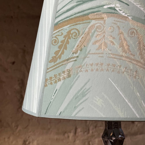 John Derian 8" H Antique French Paper Custom Lampshade #A10 Add To Cart Illuminate Your Space With A Touch Of History Through A Custom Lampshade Crafted From Antique French Wallpaper. The Shade Exudes Timeless Elegance Showcasin
