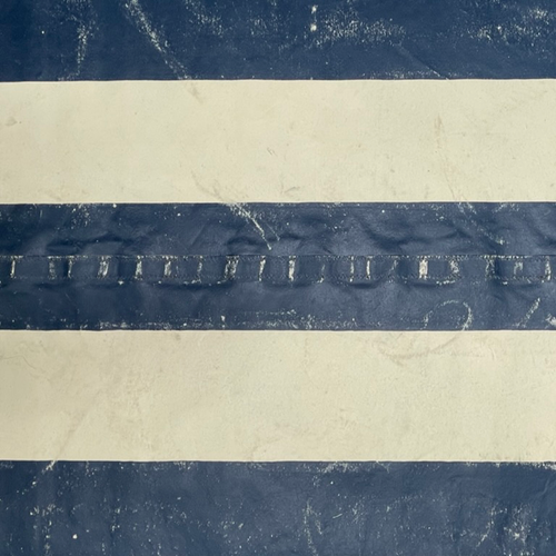 John Derian 8' X 10' Black Point Mercantile Painted Canvas Mat #17 Painted Canvas Mat