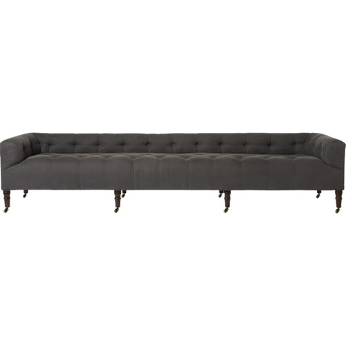 john derian 9' Field Bench with Back John Derian Collection