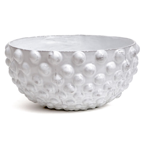 john derian Adélaïde Large Salad Bowl Add to cart Grand Saladier Details 11.8" Diameter x 5.9" Deep Black Terra Cotta with White Enameled Glaze Each item will feature unique variations Made in Paris Care Dishwasher safe on a