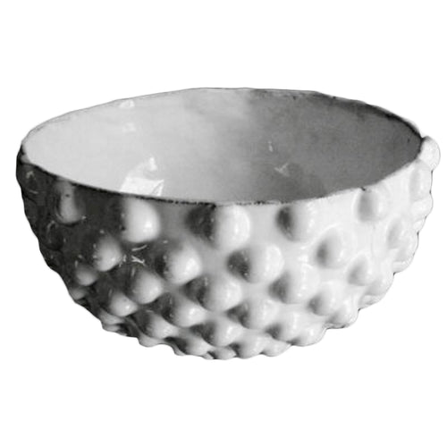 john derian Adélaïde Medium Salad Bowl Add to cart Saladier Moyen Details 8.3" Diameter x 4.3" Deep Black Terra Cotta with White Enameled Glaze Each item will feature unique variations Made in Paris Care Dishwasher safe on a m