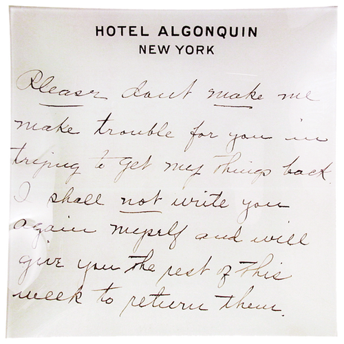 john derian Algonquin (Relationship Series) 10" Square Tray