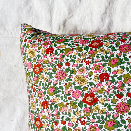 John Derian "Amour" Embroidered Cushion (CS 09-03) Add To Cart The "Amour" Embroidered Pillow By CSAO Features A Charming Floral Print Motif Hand-embroidered Lettering And Flowers Showcasing West African Craftsmanship. Notably E