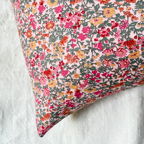 John Derian "Amour" Embroidered Cushion (CS 09-10) Add To Cart The "Amour" Embroidered Pillow By CSAO Features A Charming Floral Print Motif Hand-embroidered Lettering And Flowers Showcasing West African Craftsmanship. Notably E