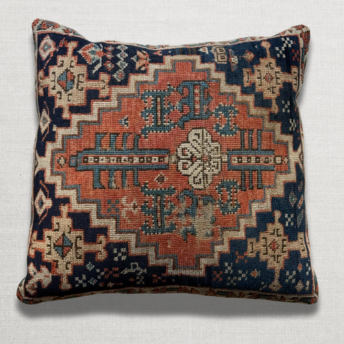 john derian Antique Caucasian Rug Pillow #2 Add to cart When crafting our custom pillows from antique material we carefully select and repurpose each piece ensuring that no two pillows are alike. The imperfections and patina of