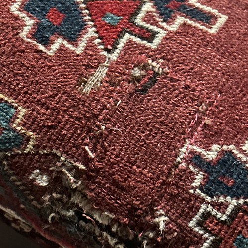 John Derian Antique Caucasian Rug Pillow #7 Add To Cart When Crafting Our Custom Pillows From Antique Material We Carefully Select And Repurpose Each Piece Ensuring That No Two Pillows Are Alike. The Imperfections And Patina Of