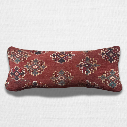 john derian Antique Caucasian Rug Pillow #7 Add to cart When crafting our custom pillows from antique material we carefully select and repurpose each piece ensuring that no two pillows are alike. The imperfections and patina of