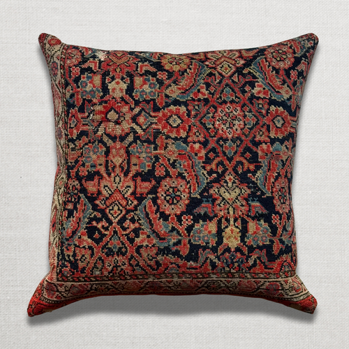 john derian Antique Caucasian Rug Pillow Add to cart When crafting our custom pillows from antique material we carefully select and repurpose each piece ensuring that no two pillows are alike. The imperfections and patina of the