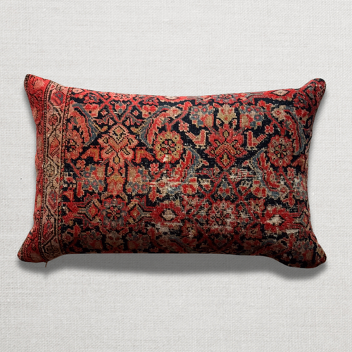john derian Antique Caucasian Rug Pillow Add to cart When crafting our custom pillows from antique material we carefully select and repurpose each piece ensuring that no two pillows are alike. The imperfections and patina of the