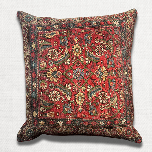 john derian Antique Caucasian Rug Pillow Add to cart When crafting our custom pillows from antique material we carefully select and repurpose each piece ensuring that no two pillows are alike. The imperfections and patina of the