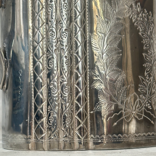 John Derian Antique Engraved Silver-Plated Watering Can Teapot Add To Cart This Antique Silver-plated Teapot Is Among John Derian's Trove Of Handpicked vintage & Antique Goods. Likely Dating To The Victorian Or Edwardian Era Th