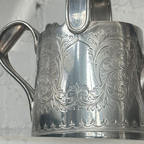 John Derian Antique Engraved Silver-Plated Watering Can Teapot Add To Cart This Antique Silver-plated Teapot Is Among John Derian's Trove Of Handpicked vintage & Antique Goods. Likely Dating To The Victorian Or Edwardian Era Th