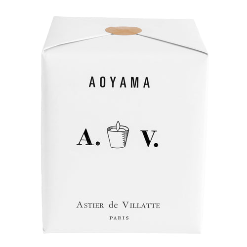 John Derian Aoyama Candle Add To Cart Contains Essences Of Highly-chic Patchouli (damp Wood) Of Smoked Wood (Gaiac And Vetiver) And Of Cloves. Details 3 1/2" Diameter X 4" Tall 100% Natural 100% Cotton Braided Wick Burn Time: 60