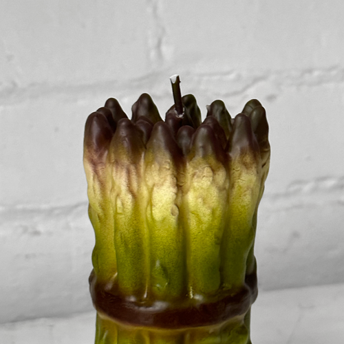 John Derian Asparagus Candle Add To Cart Details Approx. 7" H Paraffin Wax Each Item Will Feature Unique Variations Made In Italy Care Remove All Paper Before Burning. Not Intended For Children. Cereria Introna Has Been Producin