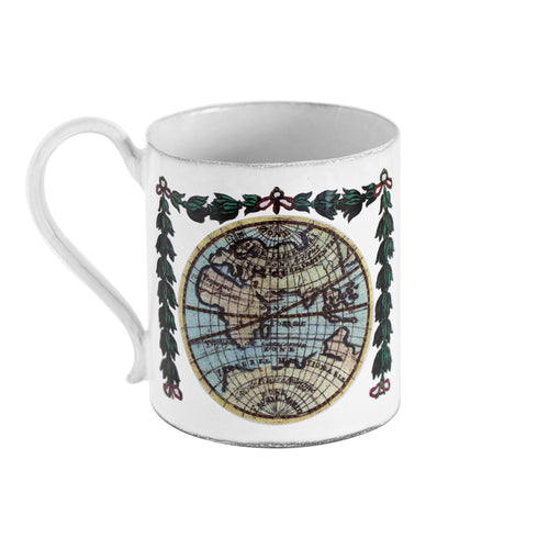 john derian Atlas Mug Add to cart Details 4.75" Diameter x 3.3" W x 3.6" H Glazed terracotta Made in Paris Care Dishwasher safe on a moderate wash cycle. Not microwave safe. John Derian teamed up with Astier de Villatte to add h