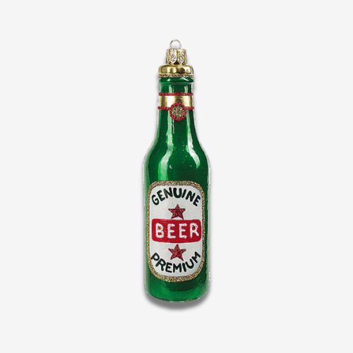 john derian Beer Bottle Ornament Add to cart This charming beer bottle ornament handmade by IMPULS adds a playful touch to your decor. It is perfect for celebrating good times and adding a bit of fun to any tree All Holiday orna