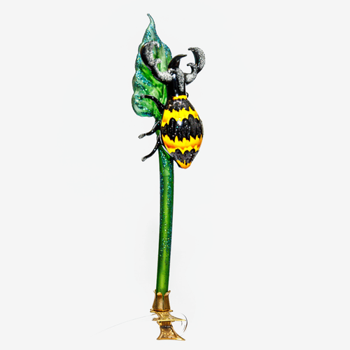 john derian Beetle on Leaf Clip-On Ornament Add to cart The Beetle On Leaf On Clip Ornament is a charming and versatile addition to your holiday decor. Meticulously crafted this ornament features a delightful beetle perched on a