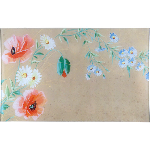 john derian Blue Chicory Wallpaper 10 x 16" Rect. Tray