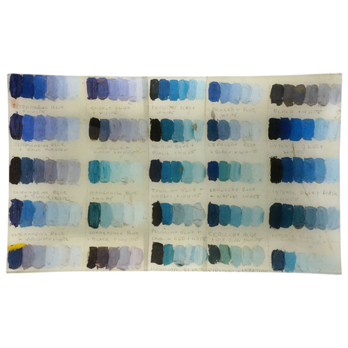 john derian Blue Tones (Painter's Studio) 12 x 20" Rect. Tray