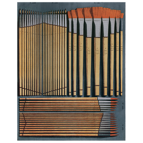 john derian Brosses en Maitre 81 - Paint Brushes (p 24) 11" x 14" Rect. Tray