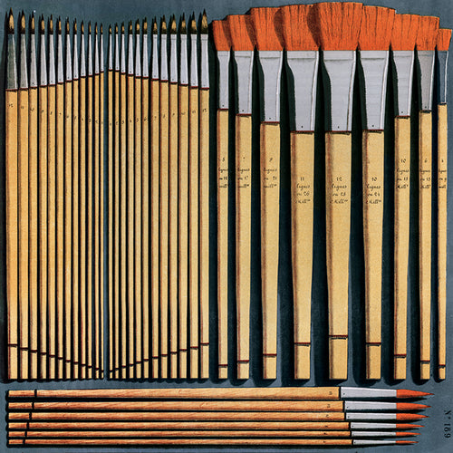 john derian Brosses en Maitre 81 Silk Scarf Add to cart Details 38" x 38" 100% Silk Crepe de Chine Made in Italy Care Dry clean only   Pulled from the pages of John Derian's Picture Book timeless 18th and 19th Century images