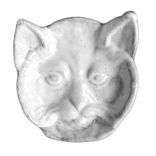 john derian Cat Dish Add to cart Coupelle Chat Details 3.5" Diameter x 0.6" Height Black Terra Cotta with White Enameled Glaze Each item will feature unique variations Made in Paris Care Dishwasher safe on a moderate wash cycle.
