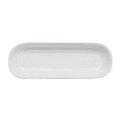 john derian Cesar Platter for Pencils Add to cart Plat César à Crayons (ou Saucisson)p> Details 10.4" x 3.7" x 1" Black Terra Cotta with White Enameled Glaze Each item will feature unique variations Made in Paris Care Dishwash