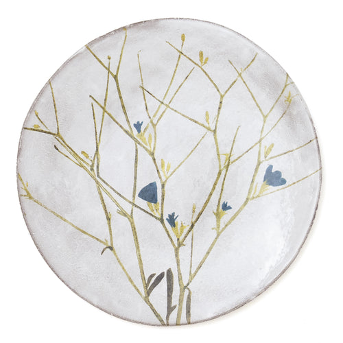john derian Cichorium Plate Add to cart Assiette Cichorium Details 9.4" Diameter x .8 Deep Glazed terracotta Made in Paris Care Dishwasher safe on a moderate wash cycle. Not microwave safe. Image Origin Pressed leaves Holland 17