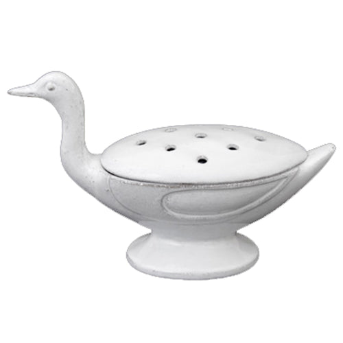 john derian Coin Coin Incense Burner Add to cart Encensoir Chat Details 8.1" Length x 3.3" Width x 5"Height Black Terra Cotta with White Enameled Glaze Each item will feature unique variations Made in Paris Care Dishwasher safe
