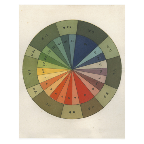 john derian Color Wheel Card With Envelope (Pack of 6)