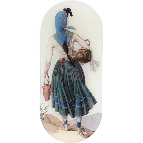 john derian Costume Pyrenees Spain (Women's Work) 6 x 12" Oblong Tray