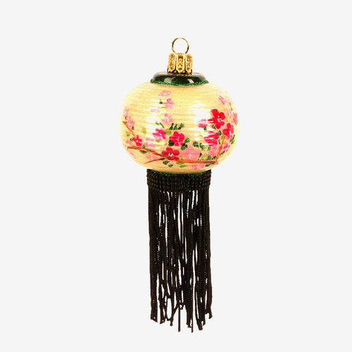 john derian Cream Lantern Ornament Add to cart All Holiday ornaments and items are final sale and are not eligible for return or exchange.  Details 2.25" H Glass Handblown in Poland Please note all ornaments and holiday items