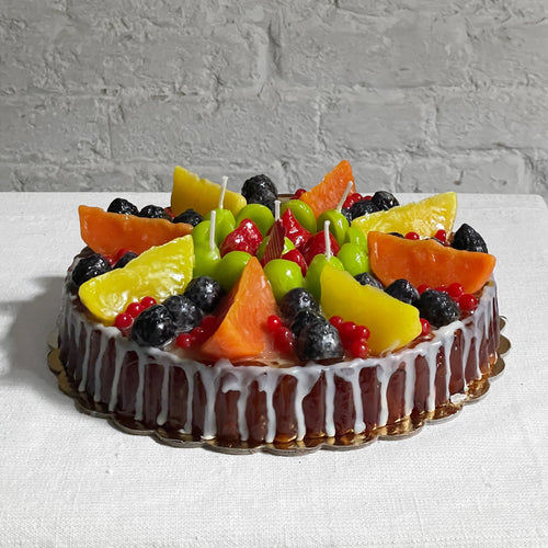 john derian Crostata Frutta Orange Fruit Pie Candle Add to cart Details 9" W x 1.4" H Paraffin Wax Each item will feature unique variations Made in Italy Care Remove All Paper Before Burning. Not intended for children.   Cere