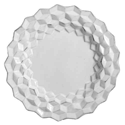 john derian Cube Soup Plate Add to cart Assiette Creuse Details 9.1" Diameter x 0.9" Deep Black Terra Cotta with White Enameled Glaze Each item will feature unique variations Made in Paris Care Dishwasher safe on a moderate wash