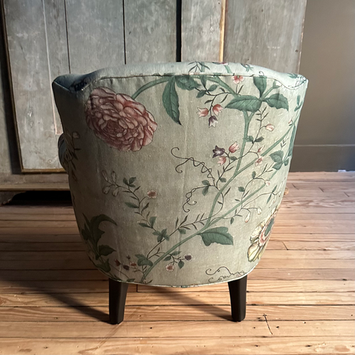 John Derian Custom Baronet Chair In Pierre Frey Le Paravent Chinois Fabric Custom Furniture