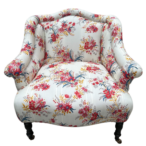 john derian Custom Bog Chair in Décors Barbares Ete Moscovite Fabric Custom Furniture