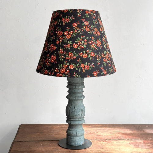John Derian Custom Décors Barbares Lampshade In Serafane Black Medium - $650.00 Large - $850.00