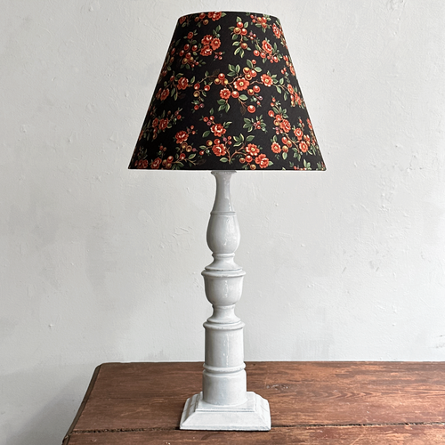 John Derian Custom Décors Barbares Lampshade In Serafane Black Medium - $650.00 Large - $850.00