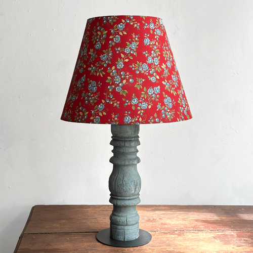 John Derian Custom Décors Barbares Lampshade In Serafane Red Medium - $650.00 Large - $850.00