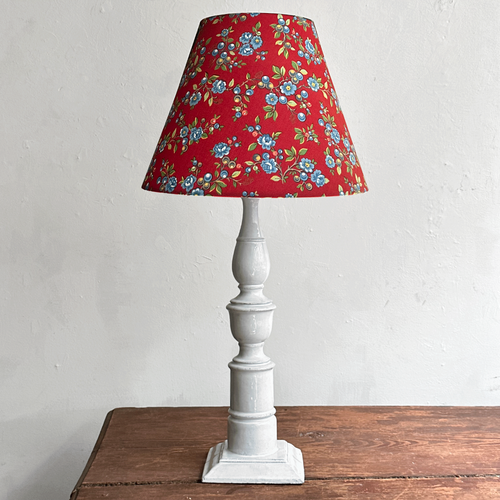 John Derian Custom Décors Barbares Lampshade In Serafane Red Medium - $650.00 Large - $850.00