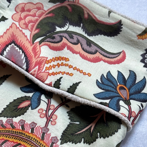 John Derian Custom John Derian For Jeanette Ferrier "Un Perse" Stocking Add To Cart Each Of These Custom Stockings Is Comstom Made Using "Un Perse" A John Derian For Jeanette Ferrier Fabric. Details 18" X 14" Made From  hand Pr