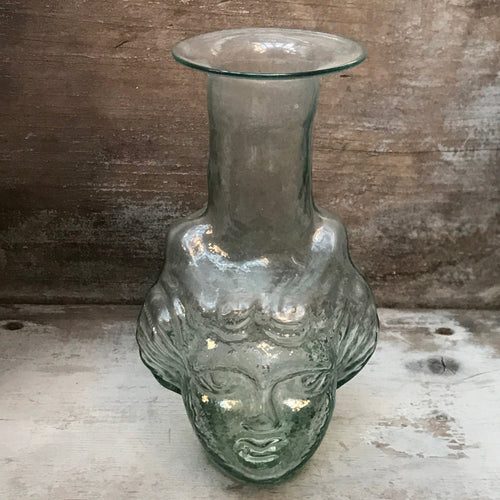 john derian Déesse Vase Add to cart Details 5.5" H Recycled Glass Handblown Each item will feature unique variations Made in France Tunisia and Turkey Please note that because this item is handmade the dimensions will vary. 
