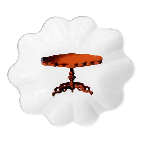 john derian Dining Table Plate Add to cart Details 9.7" L × 8.7" W × 1.8" Deep Glazed terracotta Made in Paris Care Dishwasher safe on a moderate wash cycle. Not microwave safe. John Derian teamed up with Astier de Villatte to