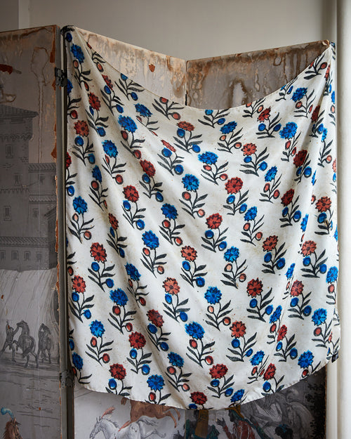 John Derian Dominote Silk Scarf Add To Cart Details 38" X 38" 100% Silk Crepe De Chine Made In Italy Care Dry Clean Only Pulled from The Pages Of John Derian's Picture Book Timeless 18th And 19th Century Images Come to Life T