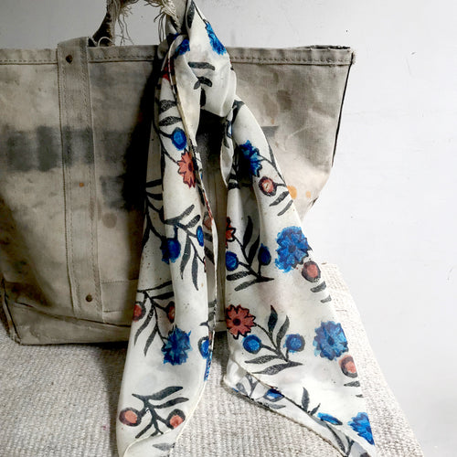 John Derian Dominote Silk Scarf Add To Cart Details 38" X 38" 100% Silk Crepe De Chine Made In Italy Care Dry Clean Only Pulled from The Pages Of John Derian's Picture Book Timeless 18th And 19th Century Images Come to Life T