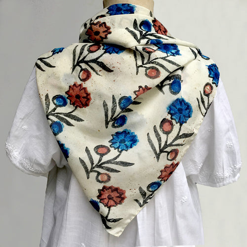 John Derian Dominote Silk Scarf Add To Cart Details 38" X 38" 100% Silk Crepe De Chine Made In Italy Care Dry Clean Only Pulled from The Pages Of John Derian's Picture Book Timeless 18th And 19th Century Images Come to Life T