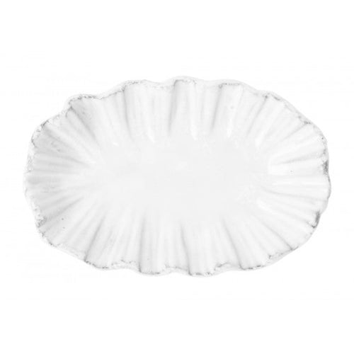 john derian Drapé Dish Add to cart Coupelle Details 3.7 Length x 2.4" Width x .5" Height Black Terra Cotta with White Enameled Glaze Each item will feature unique variations Made in Paris Care Dishwasher safe on a moderate wash