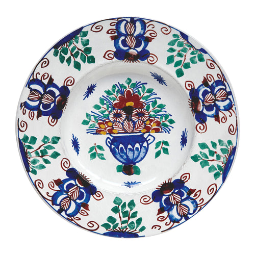 john derian Dutch Peacock Medium Plate Add to cart Details 8.9" Diameter x 0.8" Deep Glazed terracotta Made in Paris Care Dishwasher safe on a moderate wash cycle. Not microwave safe. Origin 18th-century delft plate This unprece