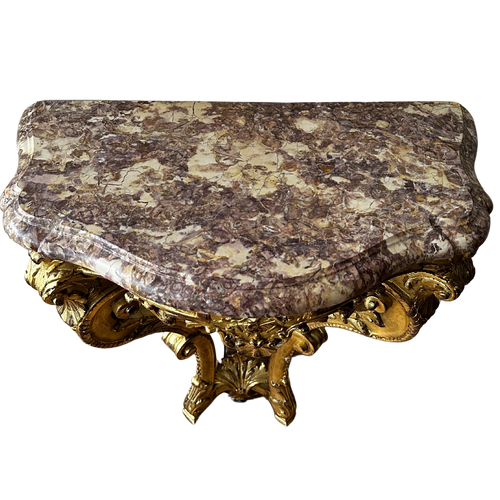 John Derian Early 20th Century Gilded Floating Wall Mounted Console Side Table Add To Cart Included In Our Carefully Curated Antique Furniture collection Is An Early 20th-century Floating Console Side Table  Featuring A Faux