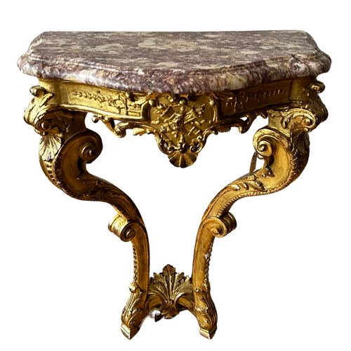 john derian Early 20th Century Gilded Floating Wall Mounted Console Side Table Add to cart Included in our carefully curated antique furniture collection is an early 20th-century floating console side table  featuring a faux